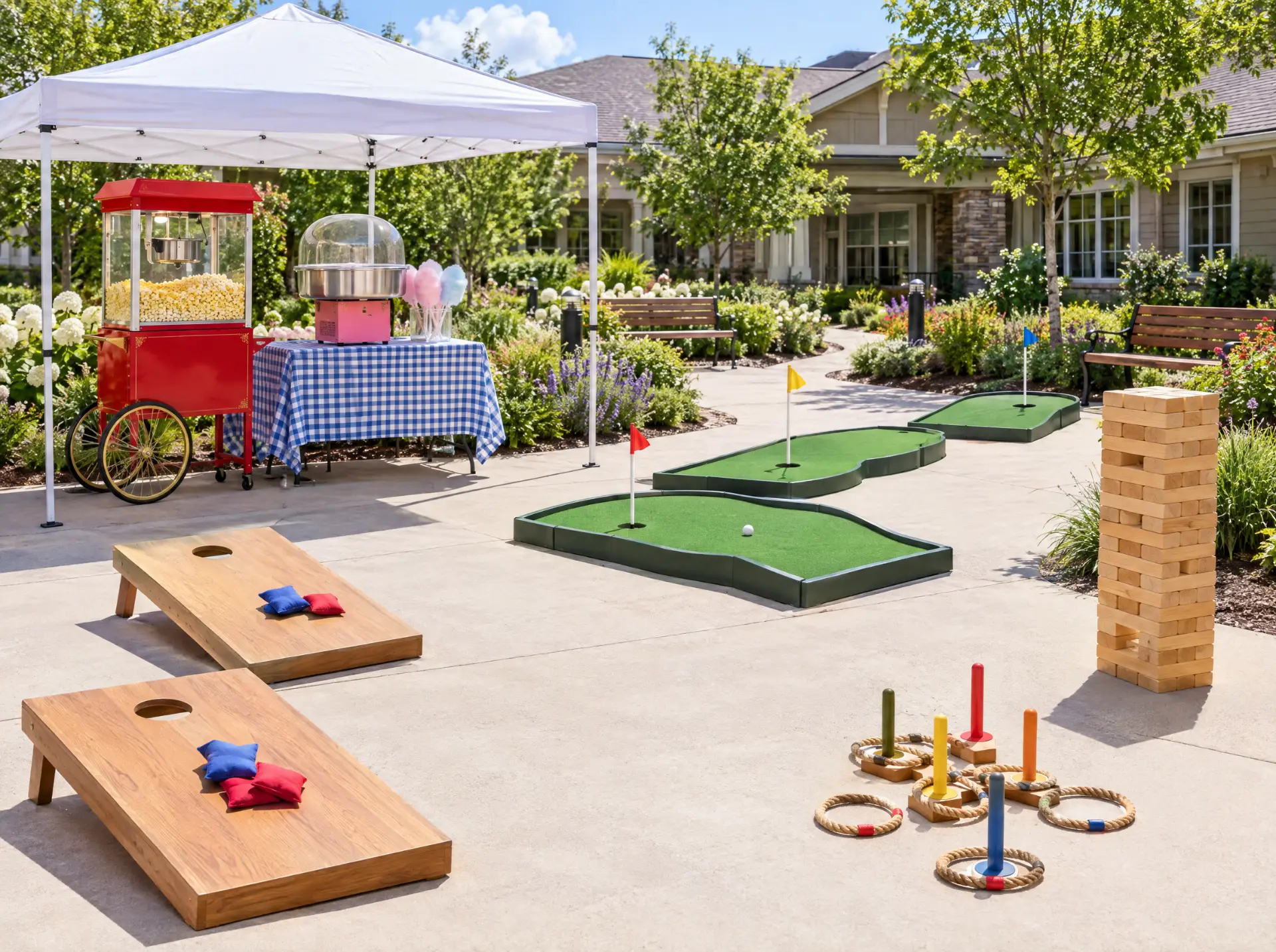 Senior Living Family Day concept image — Canovi Event Rentals