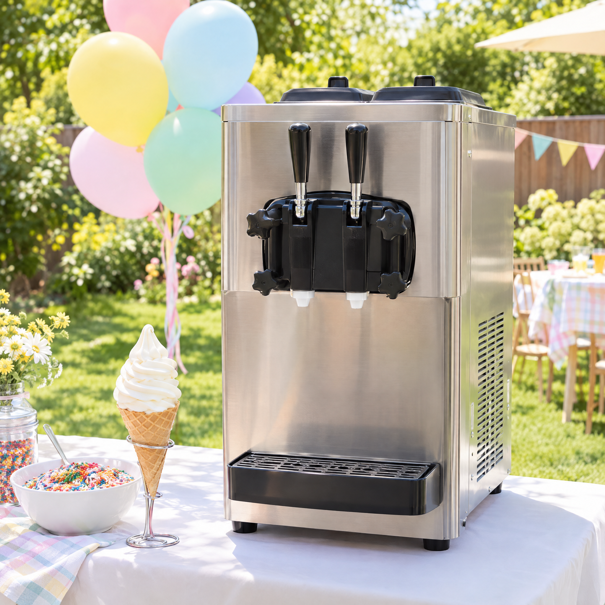 Soft Serve Ice Cream Machine